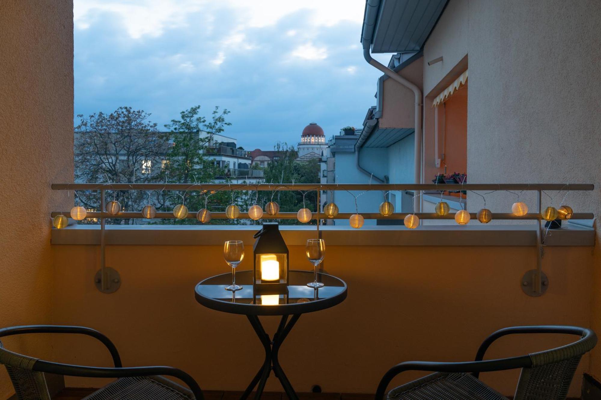 Home Shanti - Studio, Suedvorstadt, Balkon, Tv 莱比锡 外观 照片