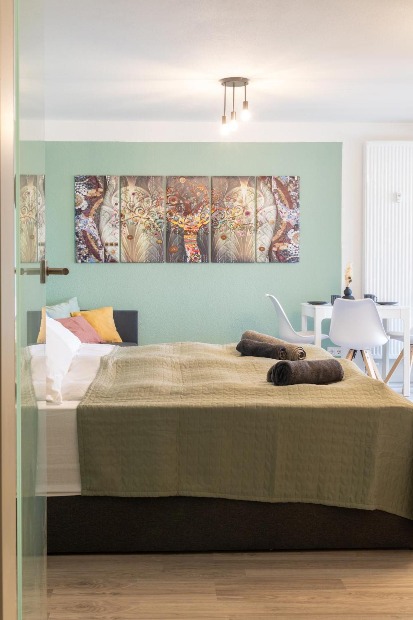Home Shanti - Studio, Suedvorstadt, Balkon, Tv 莱比锡 外观 照片
