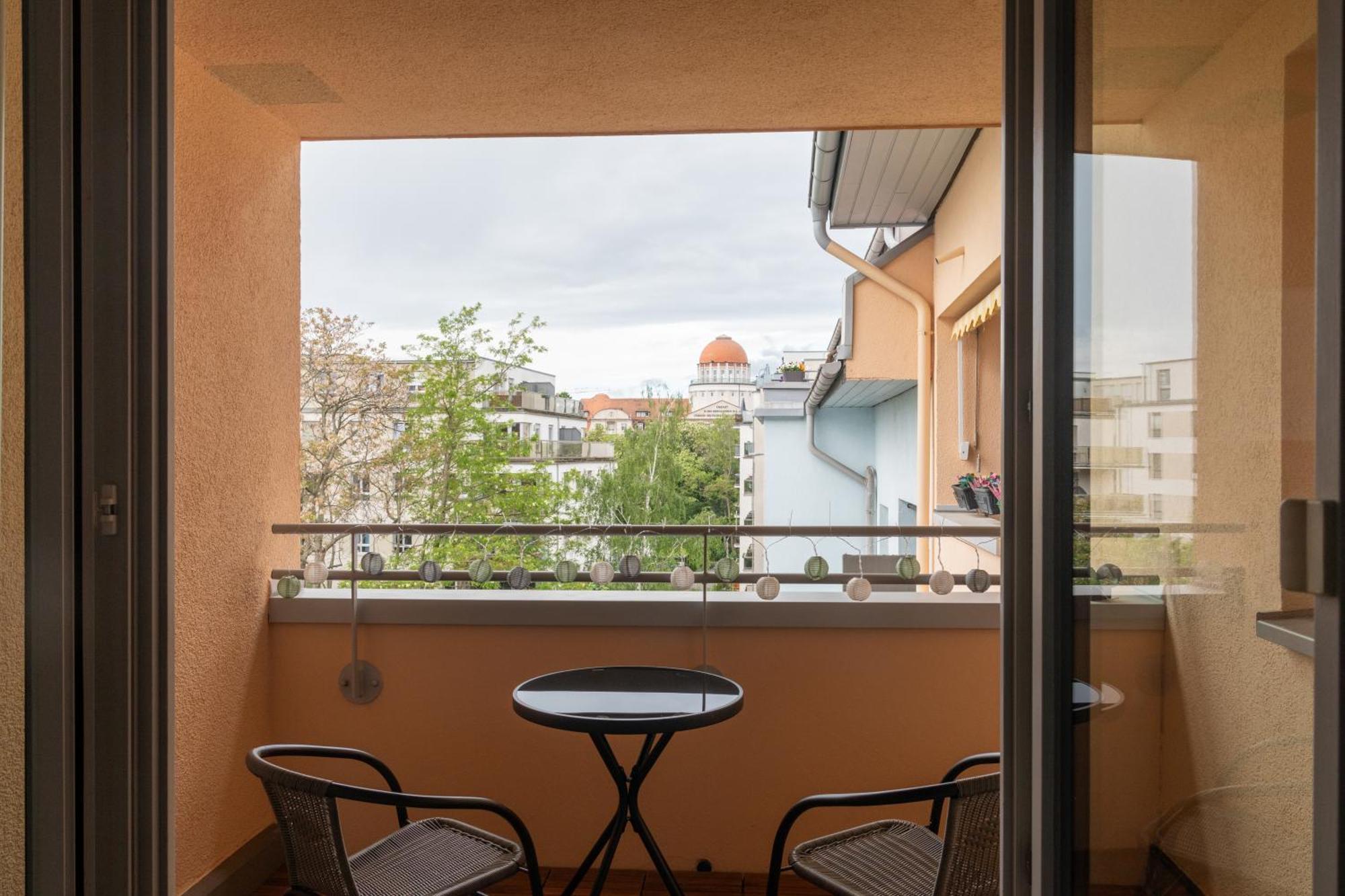 Home Shanti - Studio, Suedvorstadt, Balkon, Tv 莱比锡 外观 照片