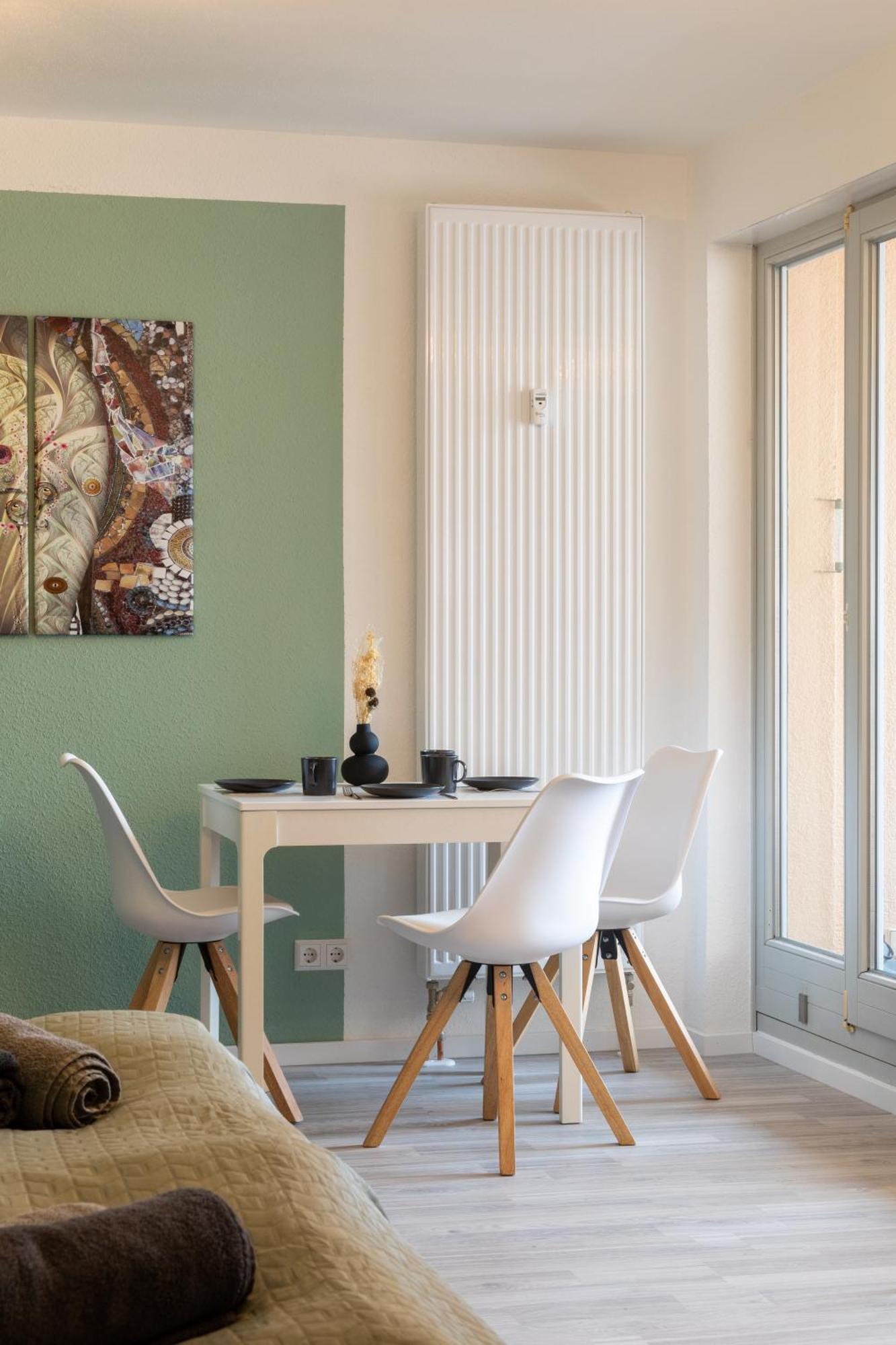 Home Shanti - Studio, Suedvorstadt, Balkon, Tv 莱比锡 外观 照片
